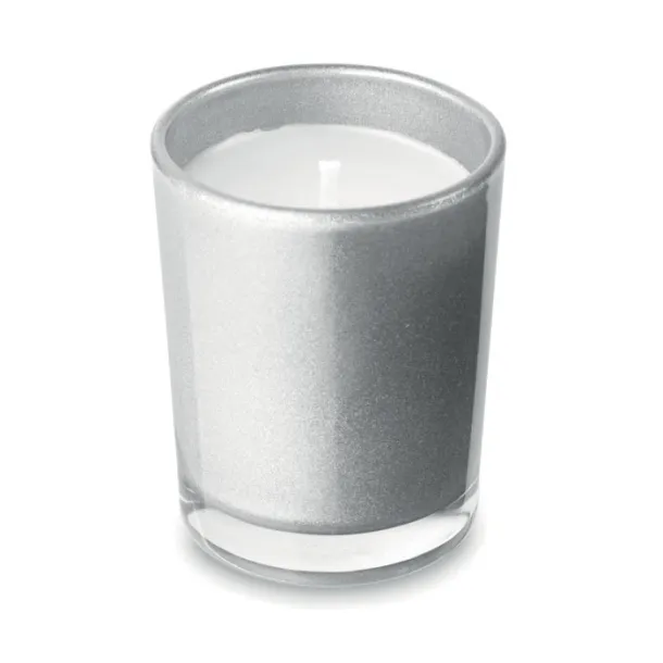 SELIGHT Scented candle in glass Matt Silver