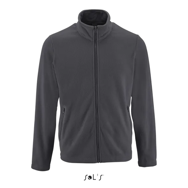  SOL'S NORMAN MEN - PLAIN FLEECE JACKET - SOL'S Charcoal Grey