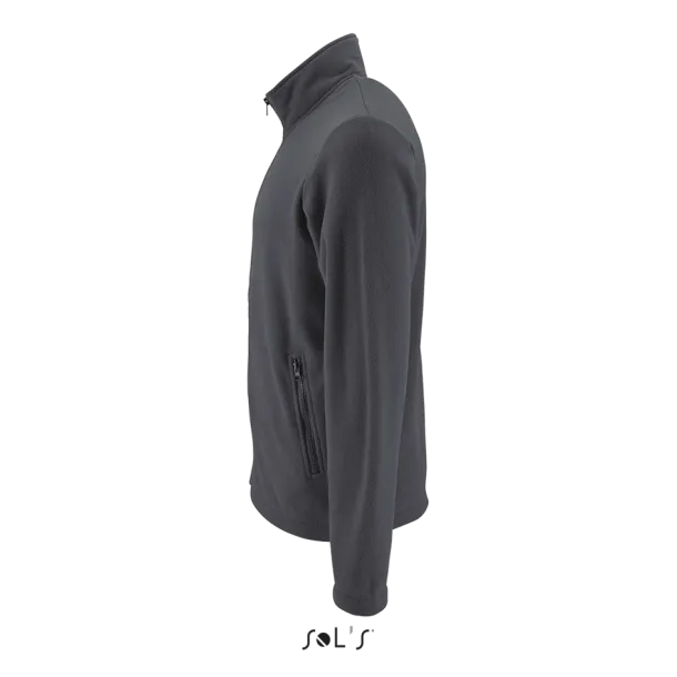 SOL'S NORMAN obična flis jakna - SOL'S Charcoal Grey