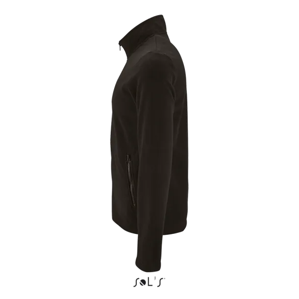 SOL'S NORMAN obična flis jakna - SOL'S Crna