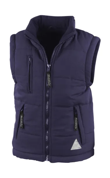  Junior Ultra Padded Bodywarmer - Result Navy