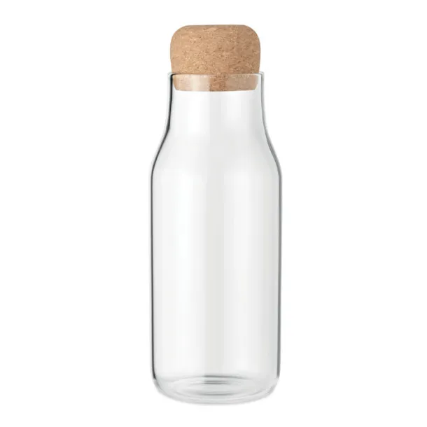 OSNA Glass bottle cork lid 600 ml Transparent