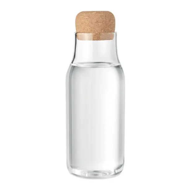 OSNA Glass bottle cork lid 600 ml Transparent