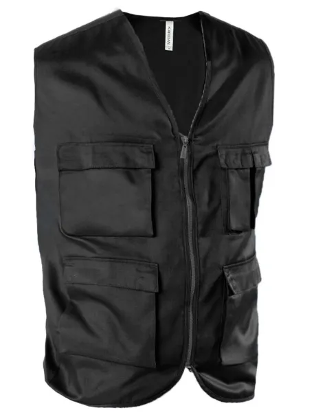  MULTIPOCKET GILET - Kariban Black