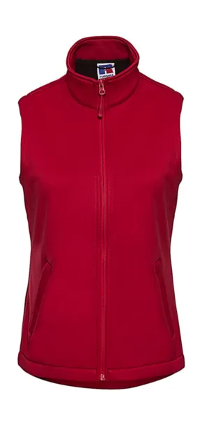  Ladies' Smart Softshell Gilet - Russell  Classic Red