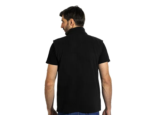 GLECHER VEST polar fleece vest - EXPLODE Black