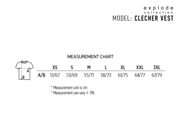 GLECHER VEST Prsluk od flisa - EXPLODE Crna