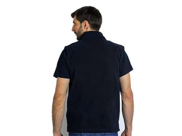 GLECHER VEST polar fleece vest - EXPLODE Blue