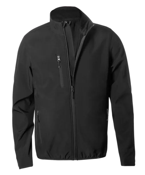 Scola RPET softshell jakna Crna