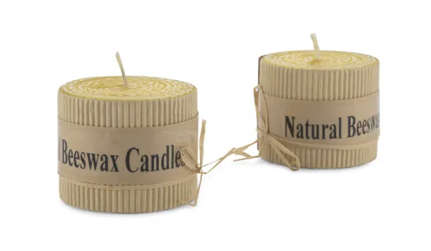 HANNI Beeswax candle set Žuta