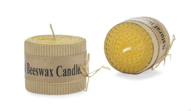 HANNI Beeswax candle set Žuta