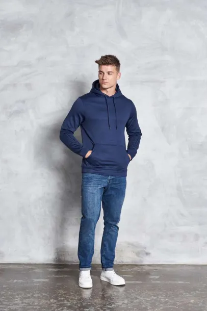  SPORTS POLYESTER HOODIE - Just Hoods Blue Melange