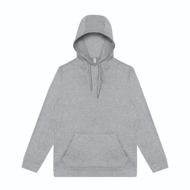  SPORTS POLYESTER HOODIE - Just Hoods Grey Melange