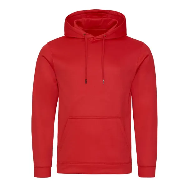  SPORTS POLYESTER HOODIE - Just Hoods Red