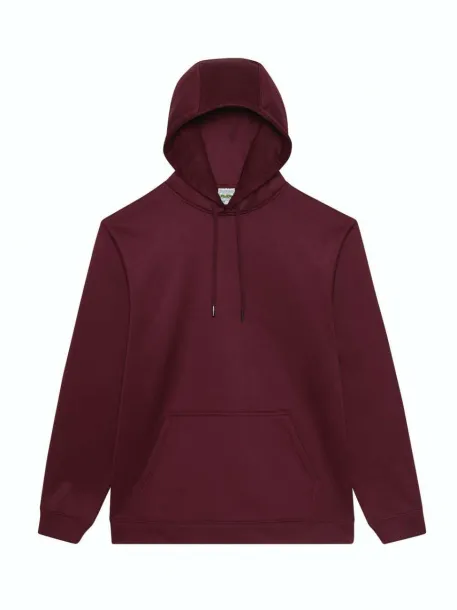  SPORTS POLYESTER HOODIE - Just Hoods Burgundy