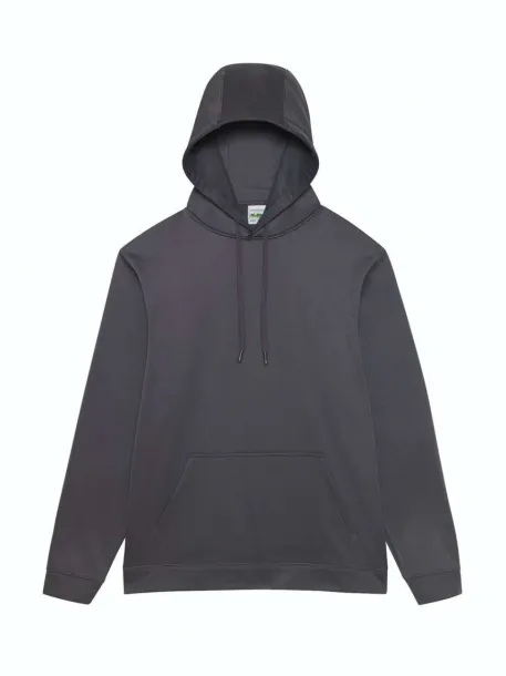  SPORTS POLYESTER HOODIE - Just Hoods Graphite Heather