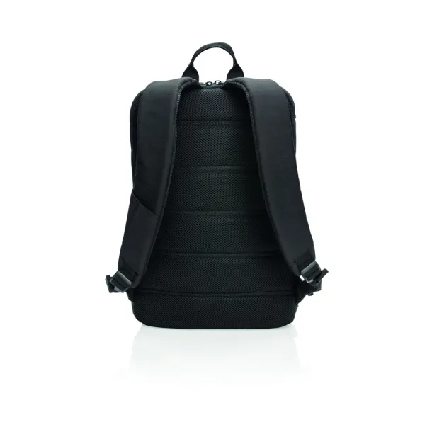  Madrid anti-theft RFID USB laptop backpack PVC free - XD Xclusive Black Black