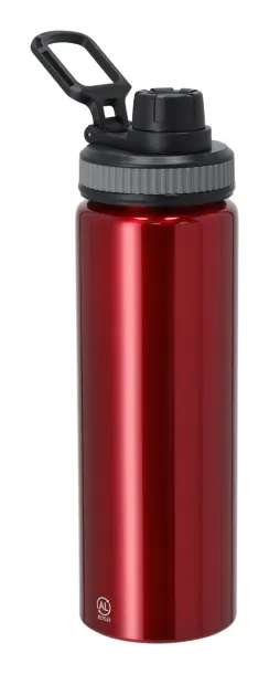 Fouler recycled aluminium sport bottle Red