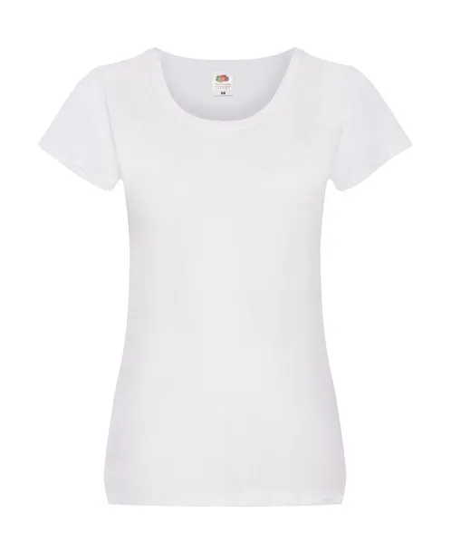  Klasična ženska kratka majica, 145 g/m² - Fruit of the Loom Bijela