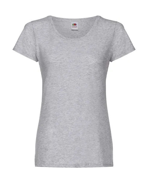  Klasična ženska kratka majica, 145 g/m² - Fruit of the Loom Heather Grey