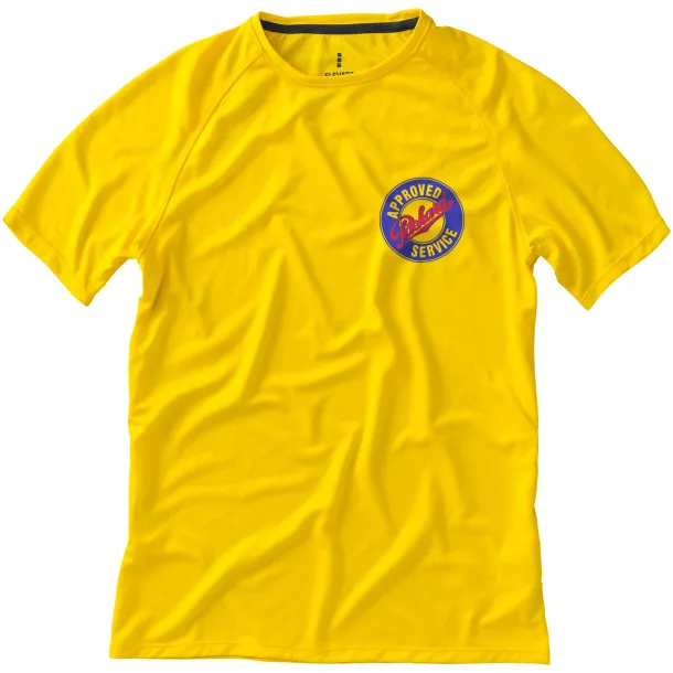 Niagara short sleeve men's cool fit t-shirt - Elevate Life Yellow