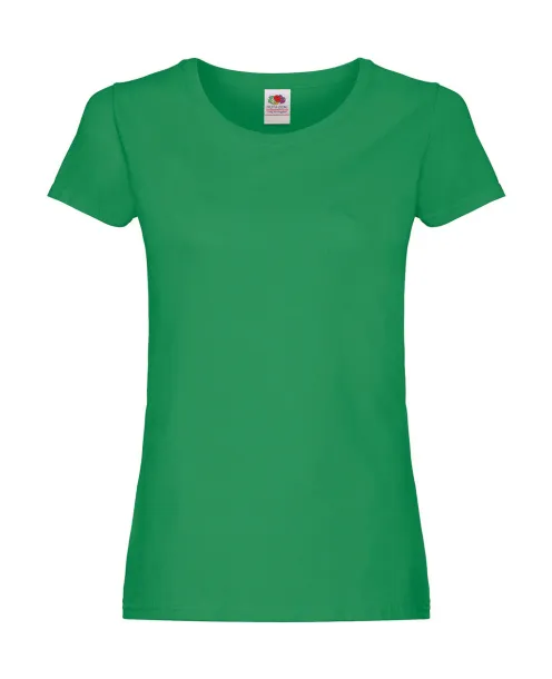  Klasična ženska kratka majica, 145 g/m² - Fruit of the Loom Kelly zelena