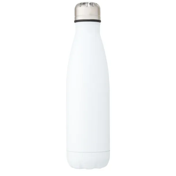 Cove 500 ml vacuum insulated stainless steel bottle - Unbranded White