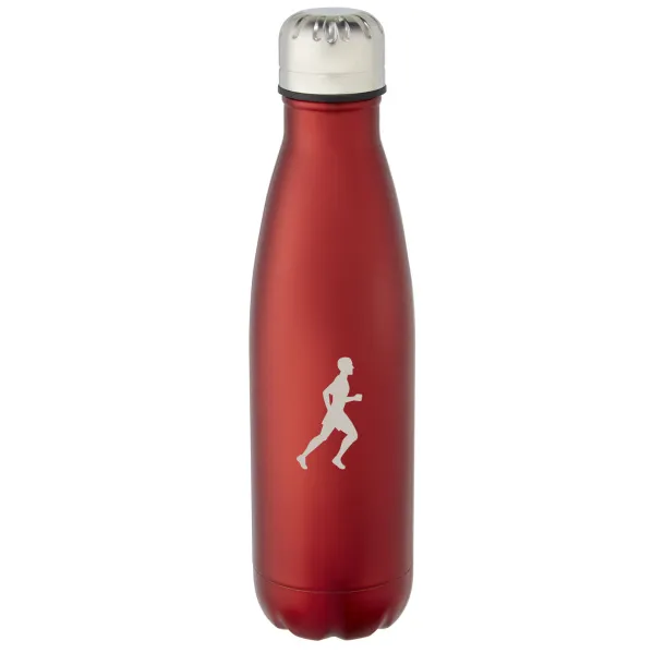 Cove 500 ml vacuum insulated stainless steel bottle Red