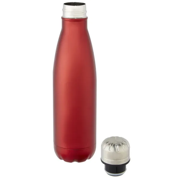 Cove 500 ml vacuum insulated stainless steel bottle Red