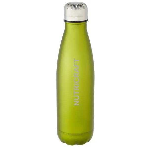 Cove 500 ml vacuum insulated stainless steel bottle - Unbranded Lime green