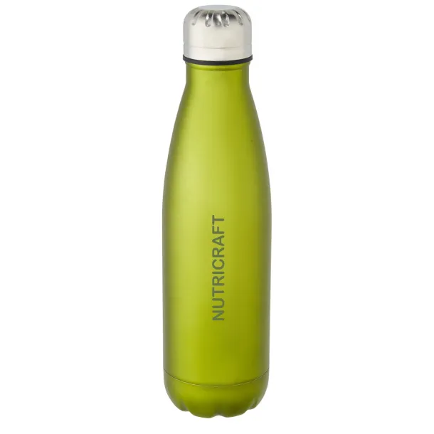 Cove 500 ml vacuum insulated stainless steel bottle Lime green