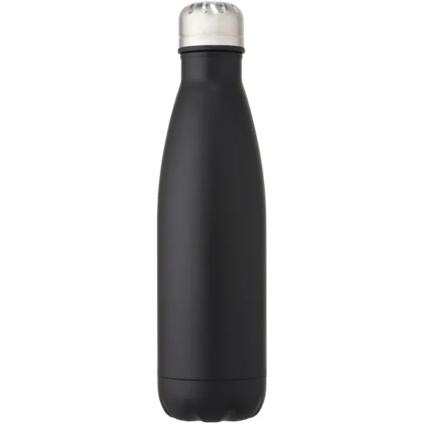 Cove 500 ml vacuum insulated stainless steel bottle Solid black