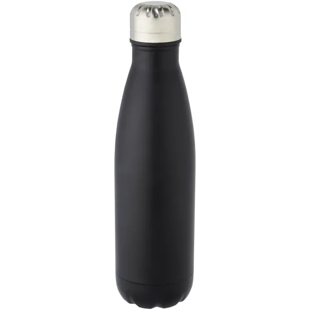 Cove 500 ml vacuum insulated stainless steel bottle Solid black