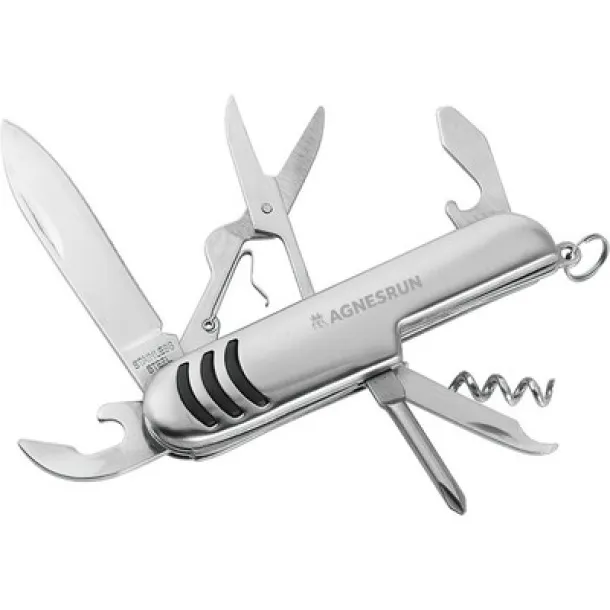  Multifunctional tool, pocket knife, 7 functions Srebrna