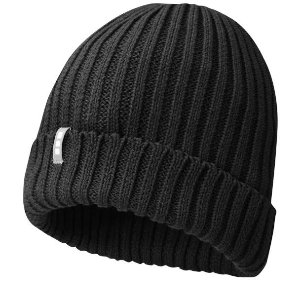 Ives organic beanie - Elevate Life Crna