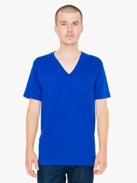  UNISEX FINE JERSEY V-NECK T-SHIRT - American Apparel Lapis