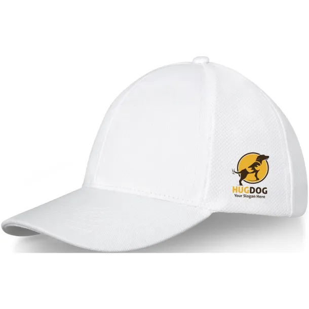 Drake 6 panel trucker cap - Elevate Life White