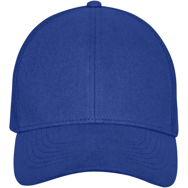 Drake 6 panel trucker cap - Elevate Life Blue