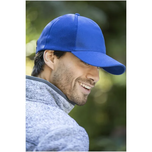 Drake 6 panel trucker cap - Elevate Life Blue