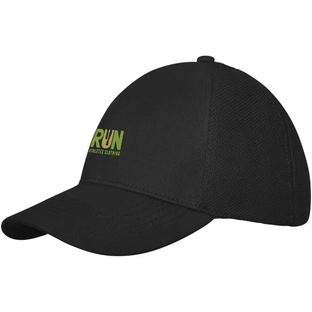 Drake 6 panel trucker cap - Elevate Life Black