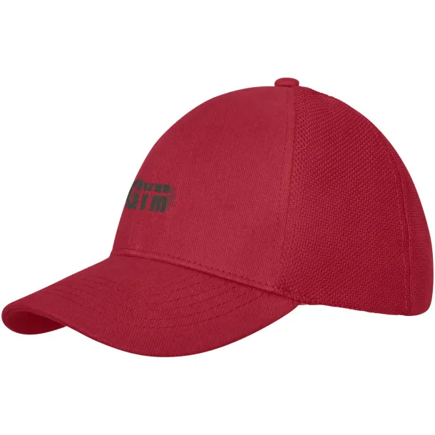 Drake 6 panel trucker cap - Elevate Life Red