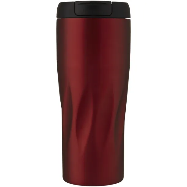 Waves 450 ml copper vacuum insulated tumbler - Unbranded Red