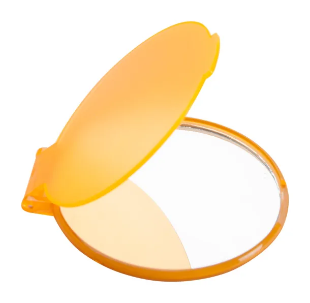 Thiny pocket mirror Orange White