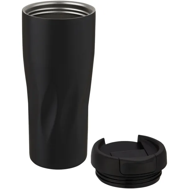 Waves 450 ml copper vacuum insulated tumbler Solid black