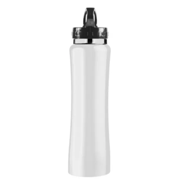  Thermo bottle 490 ml with drinking straw white