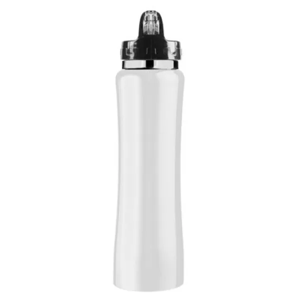  Thermo bottle 490 ml with drinking straw white