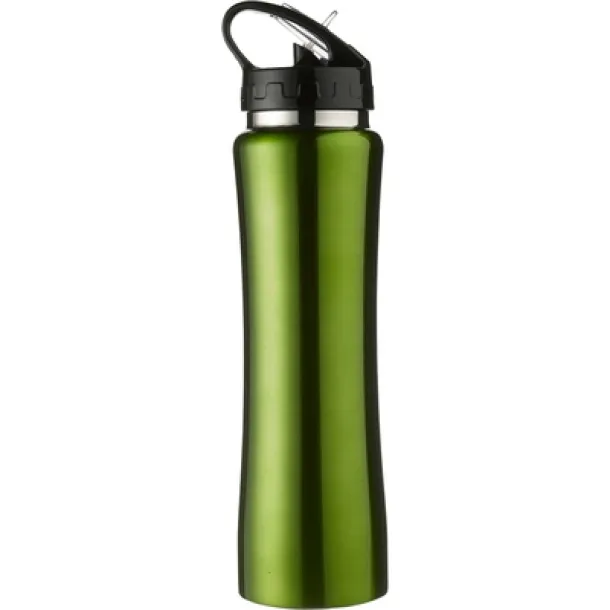  Thermo bottle 490 ml with drinking straw light green