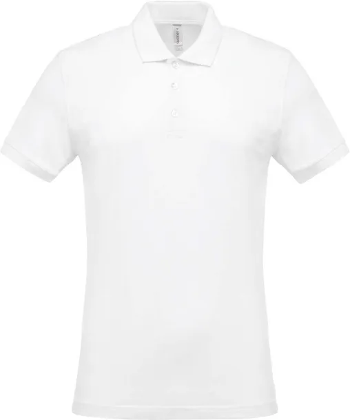  MEN'S SHORT-SLEEVED PIQUÉ POLO SHIRT, 180 g/m2 - Kariban White