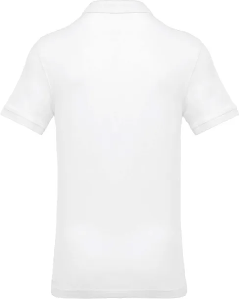  MEN'S SHORT-SLEEVED PIQUÉ POLO SHIRT - Kariban White