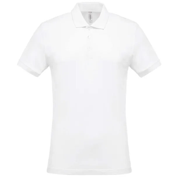  MEN'S SHORT-SLEEVED PIQUÉ POLO SHIRT - Kariban White